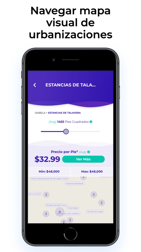Urbital App: Navegar mapa visual de urbanizaciones